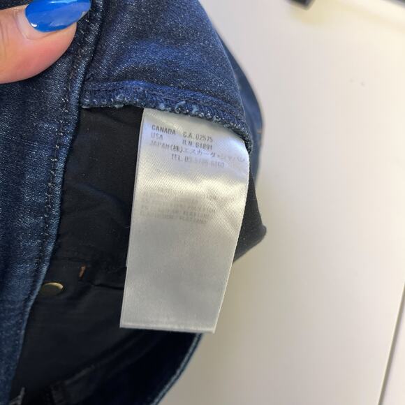 Escada Womens 32 (27 US) Straight Leg Low Rise 31” Stretch Jeans - Picture 9 of 11